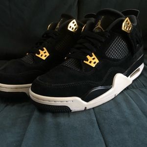 black and gold jordans for women